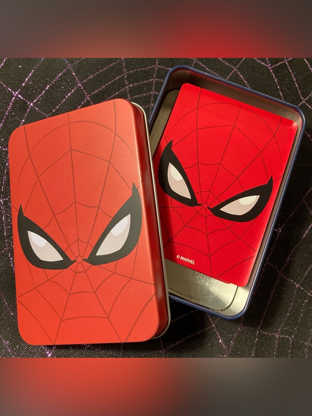 Spider-Man Playing Cards with Iconic Mask Graphics